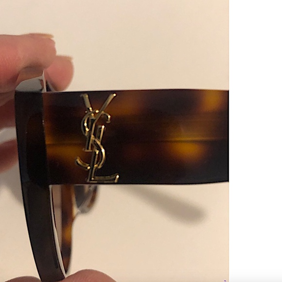 Saint Laurent 57mm Geometric Sunglasses - Picture 6 of 10